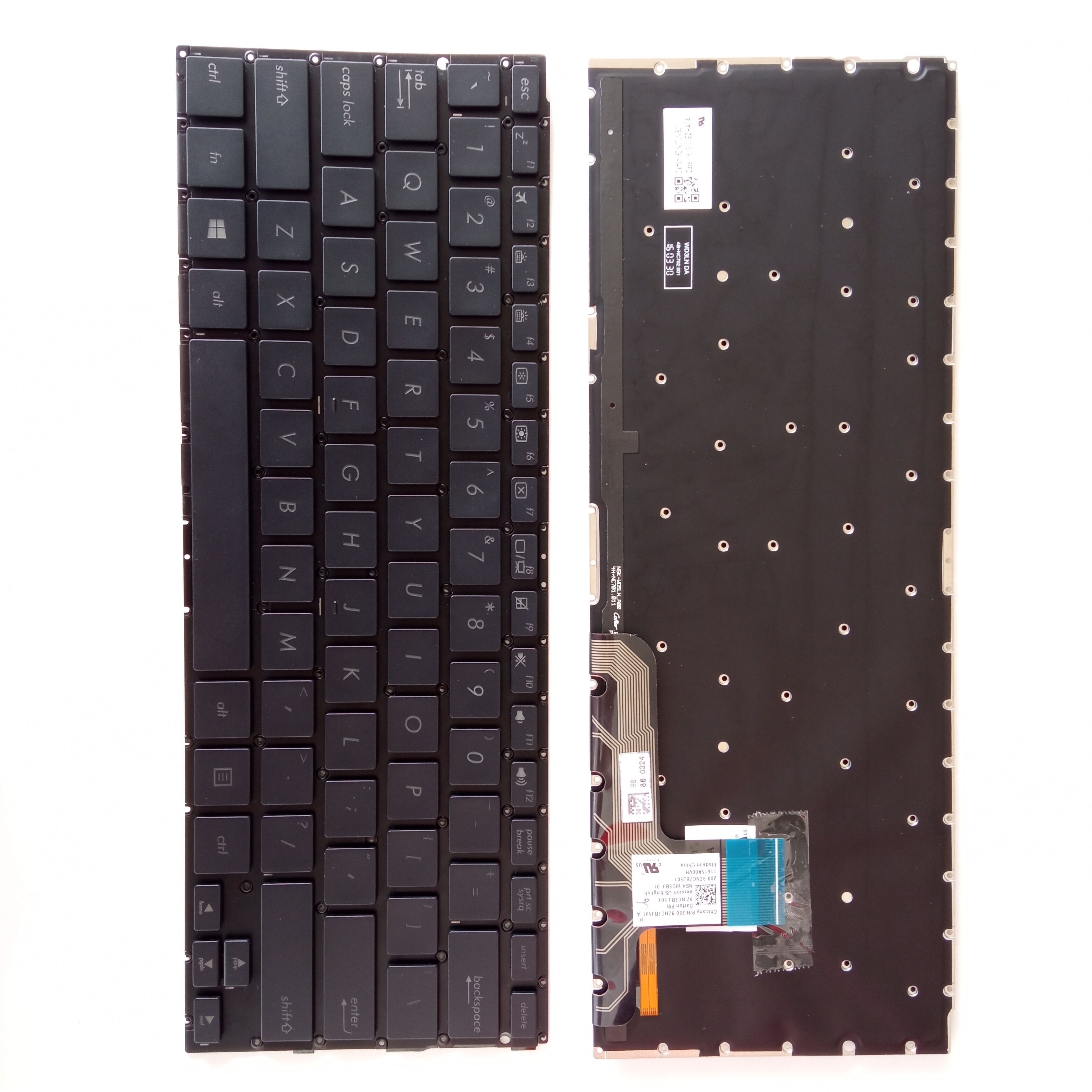 Picture of New Replacement Laptop Keyboard For ASUS T300CHI/T303 Transformer 3 Pro T303 BLACK Backlit US Layout
